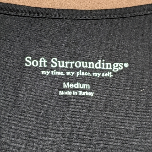 Soft Surroundings Faux Wrap Dress Size Medium NWOT - Picture 3 of 6